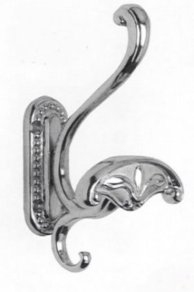 Item No.1535 (Decorative Ornate Hat & Coat Hook - Solid Brass)