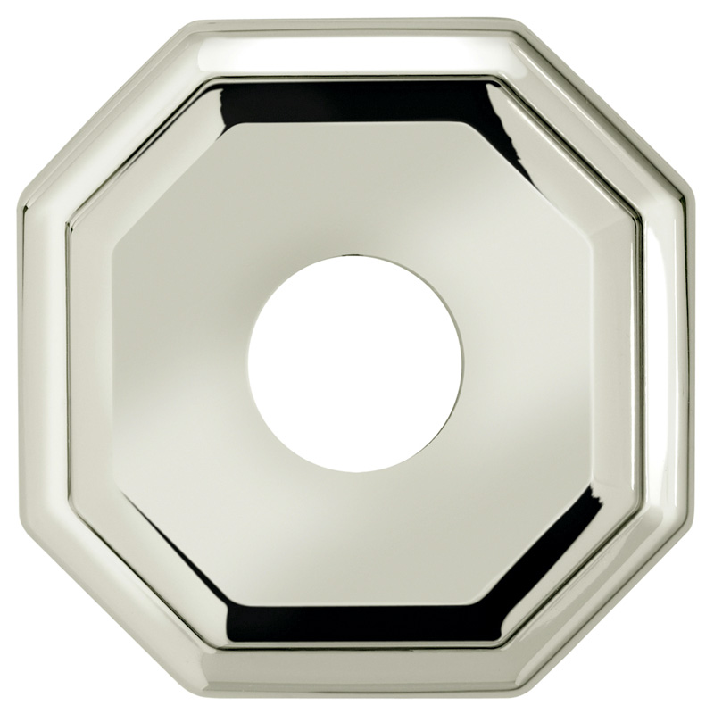 Item No.101 (2-5/8” dia. Thru-Bolted Traditional Octagonal Rose - Solid Brass)