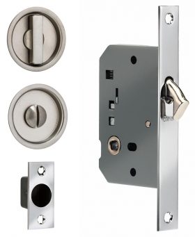 Item No.3910S (Sliding Pocket Door Mortise Lock - Solid Brass)