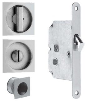 Item No.3911 (Sliding Pocket Door Mortise Lock - Solid Stainless Steel)