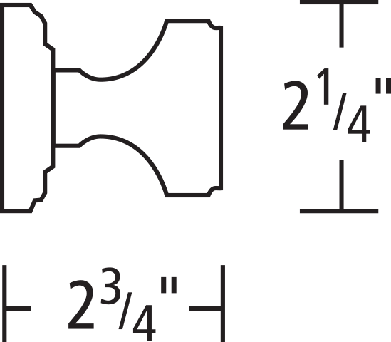 #430/00 Knob Line Art