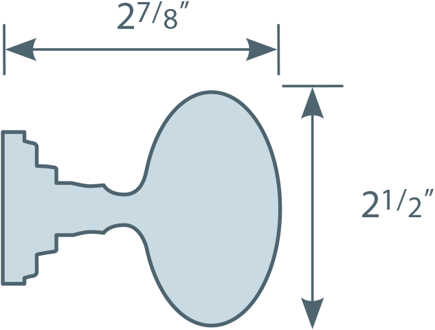 #432/45 Knob Line Art