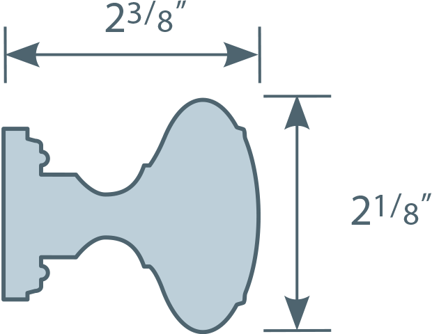 #443/45 Knob Line Art