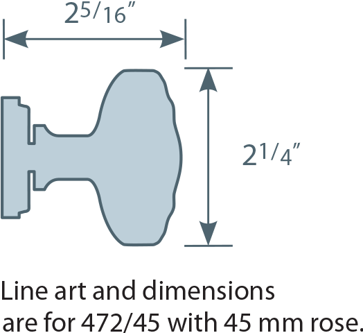 #472/00 Knob Line Art