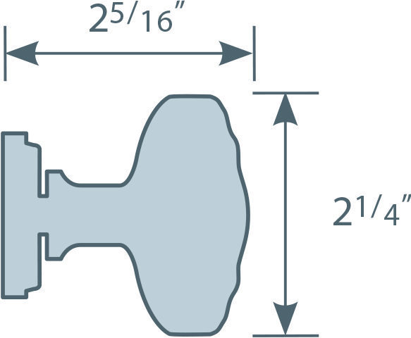 #472/45 Knob Line Art