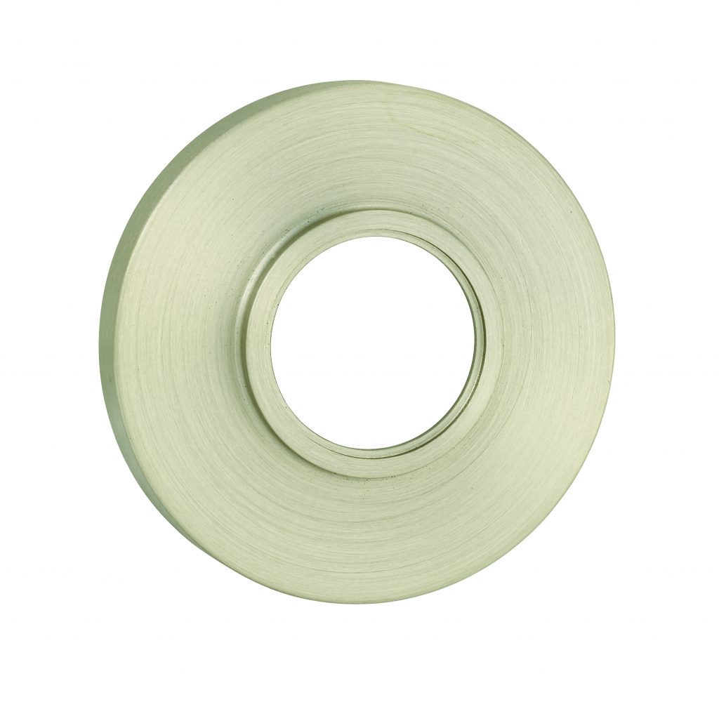 Item No.477 (2" dia. Small Format Modern Rose - Solid Brass)