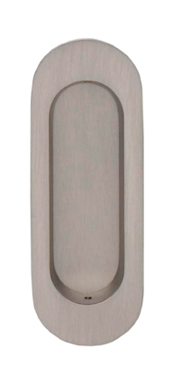Item No.652 (Modern Oval Flush Cup - Solid Brass) in finish US15 (Satin Nickel Plated, Lacquered)