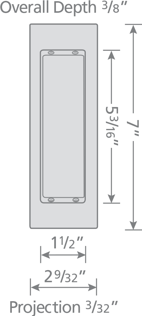 #7035 Pocket Door Line Art