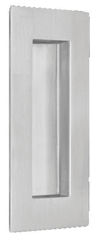 Item No.7506 (Modern Rectangular Flush Cup - Solid Stainless Steel)