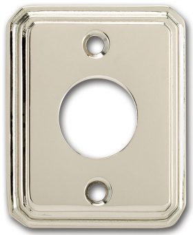 Item No.836/00 (Traditional Rectangular Surface Mounted Rose - Solid Brass)