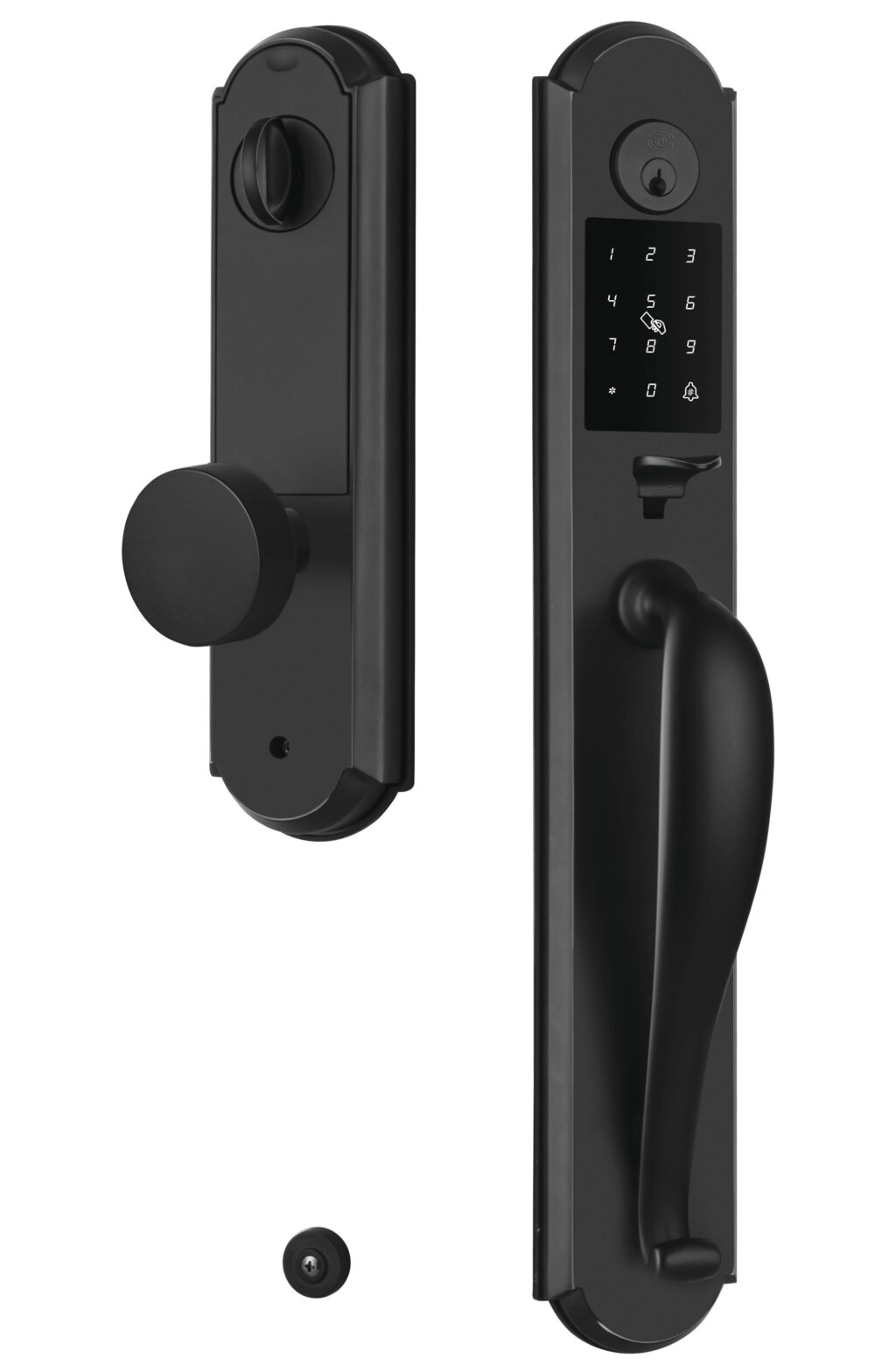 Item No.8668 with 01 Knob Trim (BL Matte Black)