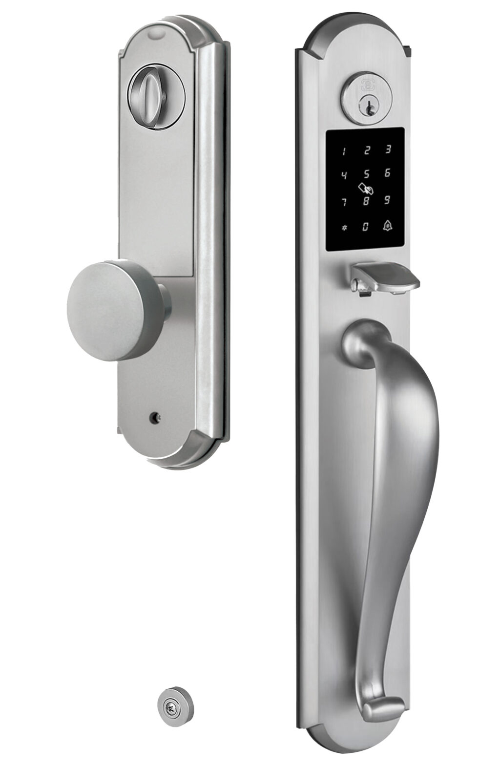 Item No.8668 with 01 Knob Trim (PN Pearl Nickel)