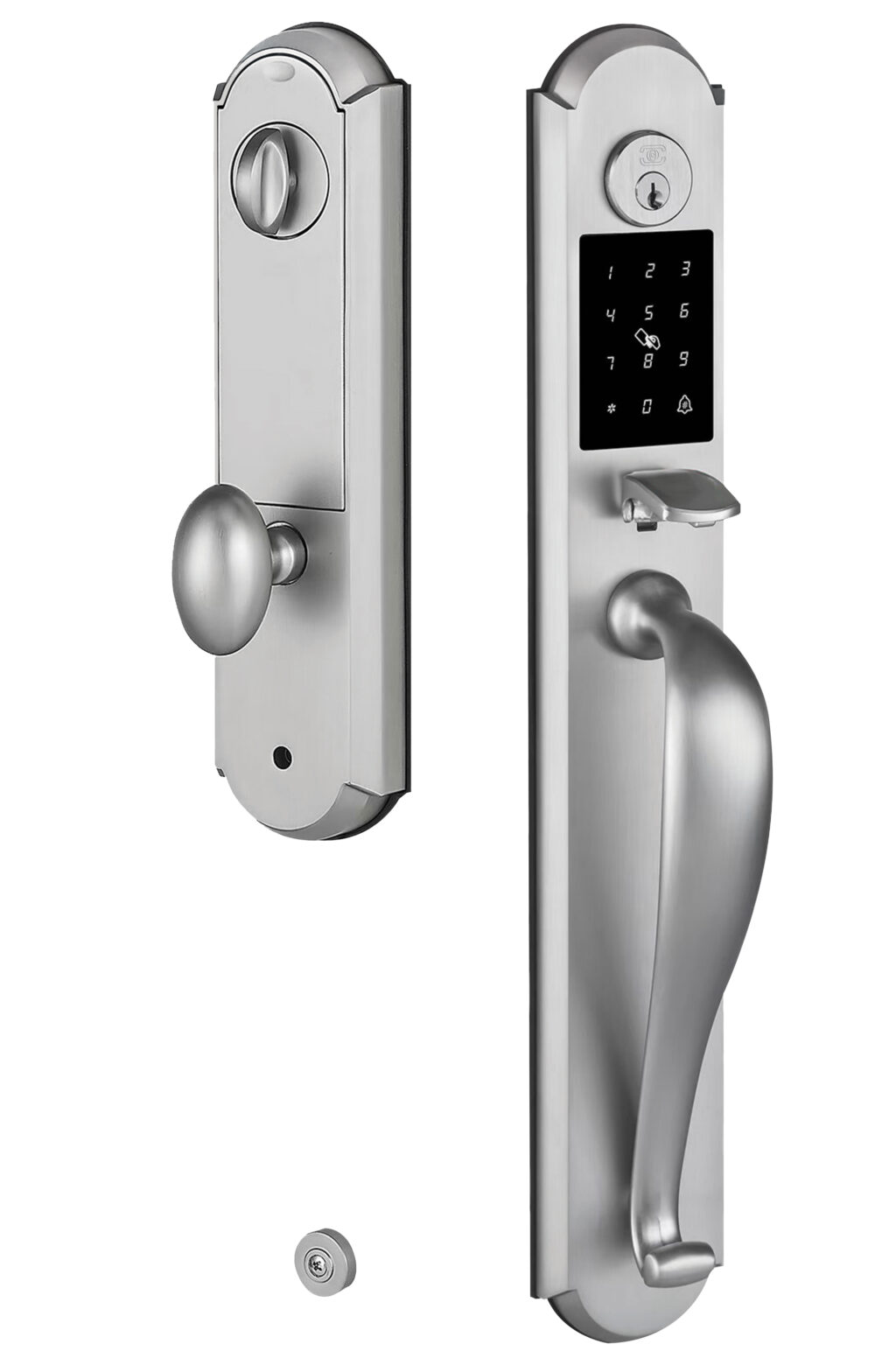 Item No.8668 with 10 Knob Trim (PN Pearl Nickel)