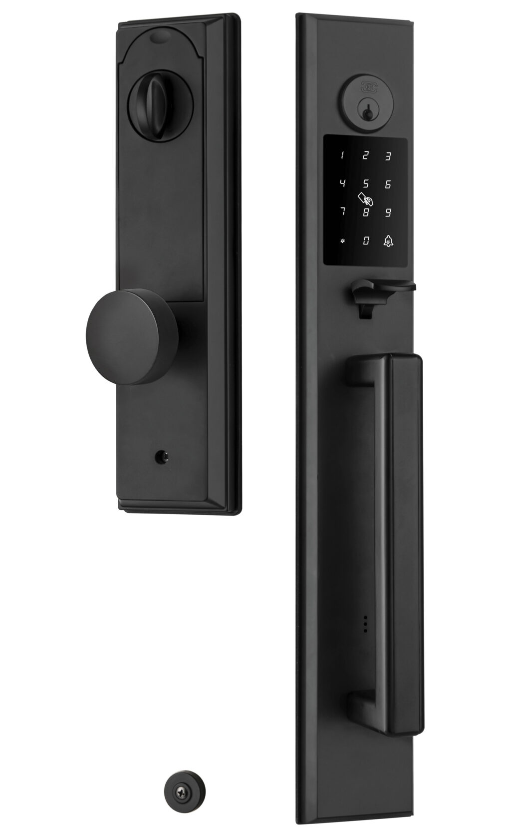 Item No.8669 with 01 Knob Trim (BL Matte Black)