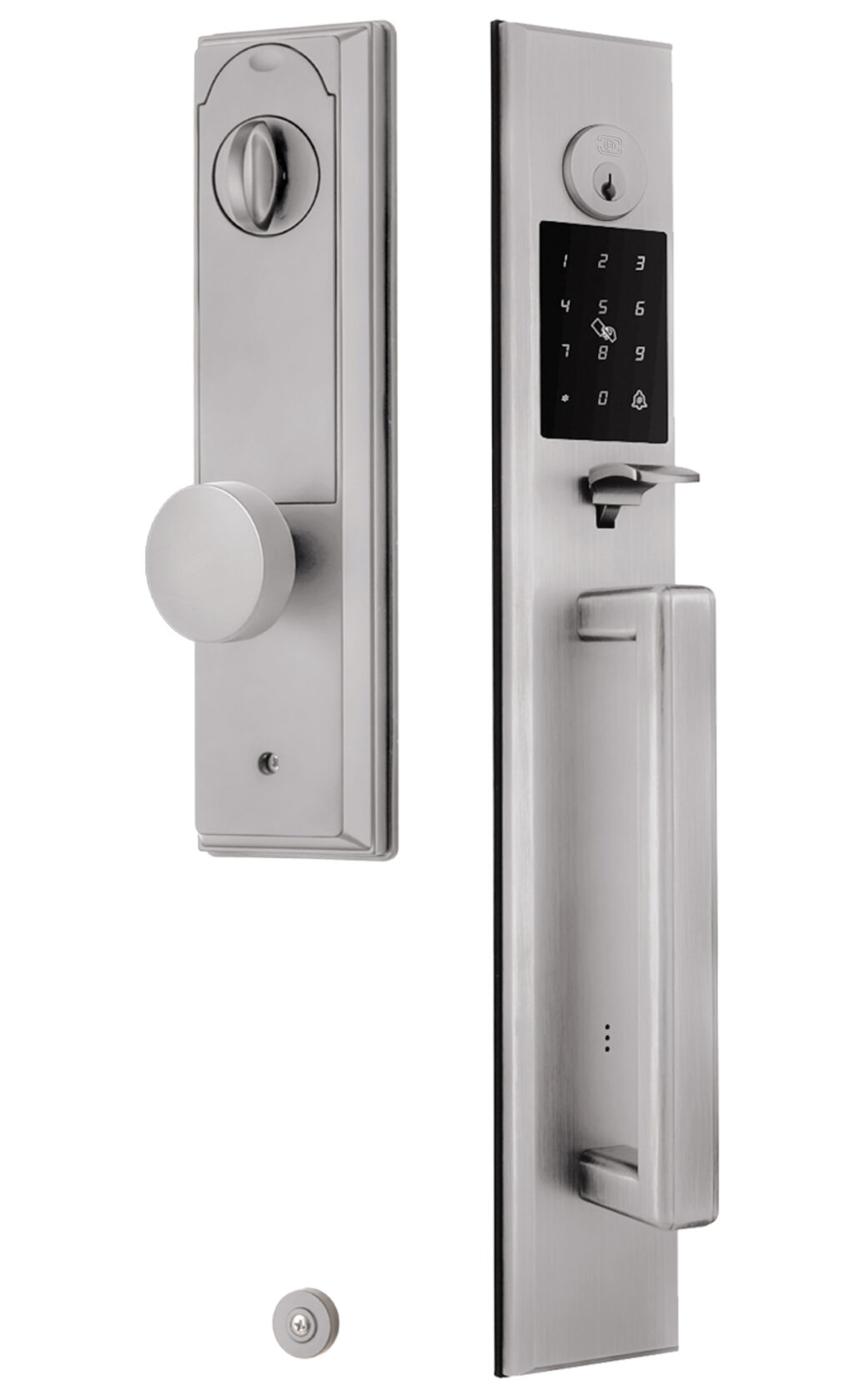 Item No.8669 with 01 Knob Trim (PN Pearl Nickel)