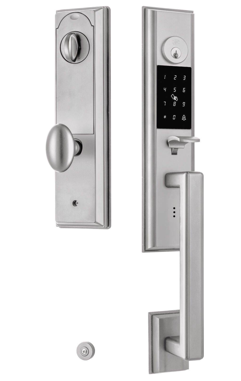 Item No.8688 with 10 Knob Trim (PN Pearl Nickel)