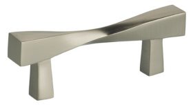 Item No.9009/70 (Modern Cabinet Pull - Solid Brass) in finish US15 (Satin Nickel Plated, Lacquered)