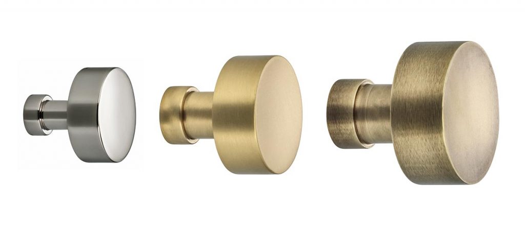 Item No.9035 (Modern Round Cabinet Knob - Solid Brass)