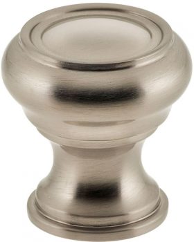 Item No.9045/31 (Traditional Cabinet Knob - Solid Brass) in finish US15 (Satin Nickel Plated, Lacquered)