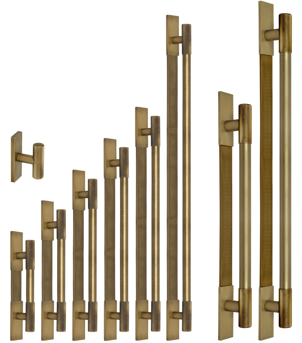 Item No.9071-9071P with 9000 backplate (US5 Antique Brass, Lacquered)
