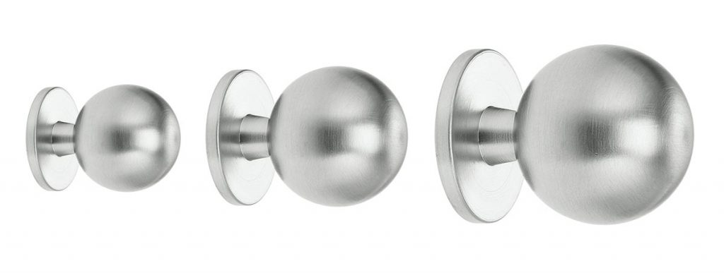 Item No.9165 (Modern Round Cabinet Knob - Solid Brass)