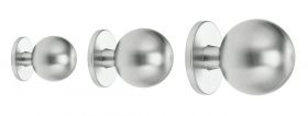 Item No.9165 (Modern Round Cabinet Knob - Solid Brass)