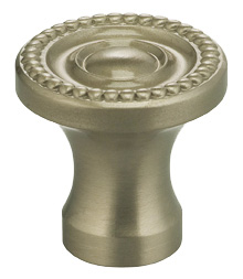 Item No.9430 (Classic Cabinet Knob - Solid Brass) in finish US15 (Satin Nickel Plated, Lacquered)