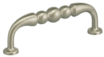 Item No.9441 (Classic Cabinet Pull - Solid Brass) in finish US15 (Satin Nickel Plated, Lacquered)