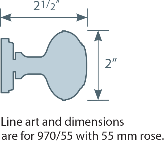 #970/00 Knob Line Art