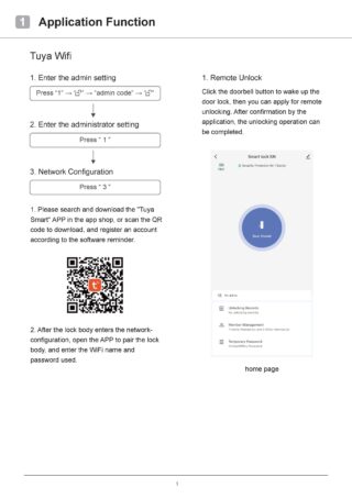 EOMNIA 3112 Deadbolt Tuya Wi-Fi Manual