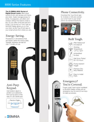 EOMNIA-8600 Series Product Data