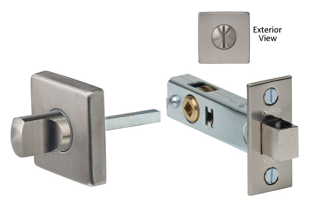 Item No.6001S (Modern Privacy Bolt Set - Stainless Steel)