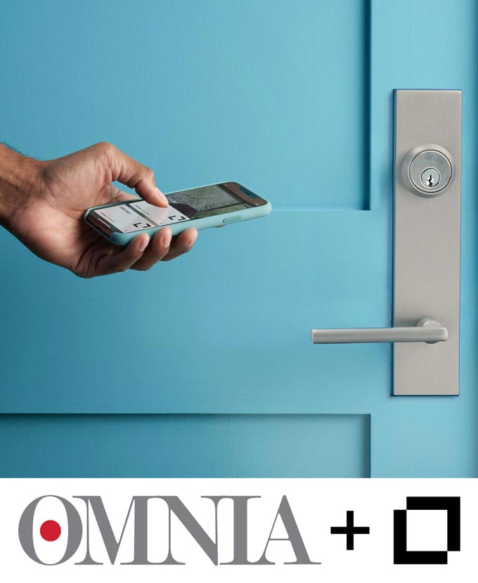 OMNIA and Level partner on smart door hardware