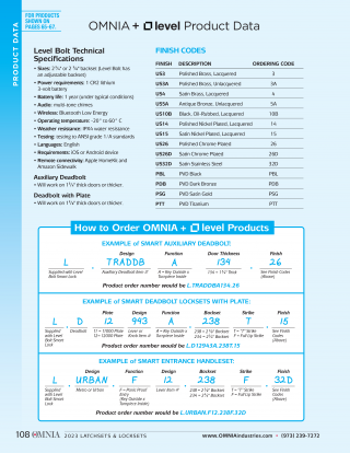 omnia+level-product-data
