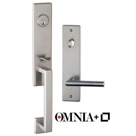 Item No.Urban w/ 12 trim+Level (Exterior Modern Tubular Deadbolt Entrance Handleset Lockset powered by Level - Stainless Steel)